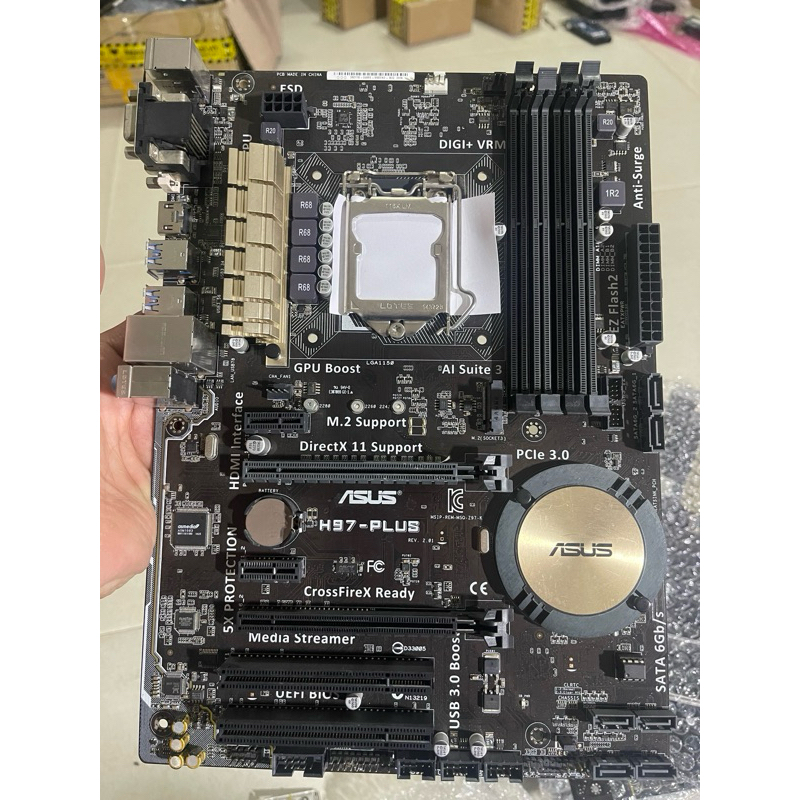 Mainboard - Bo mạch chủ Asus H97 Plus hàng tháo máy.