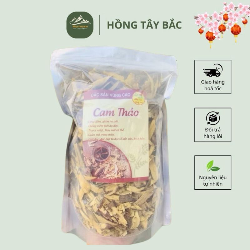 [FreeShip] Cam Thảo Khô Tây Bắc ( Đặc Sản Vùng Cao )