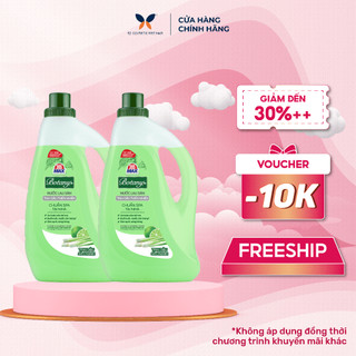 Bộ 2 Can Nước Lau Sàn 365 Max Botany Tinh Dầu Sả Chanh 3.9Kg Làm sạch bóng sàn nhà, ngăn côn trùng, an toàn cho da bé