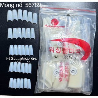 móng nối lẻ size màu đục