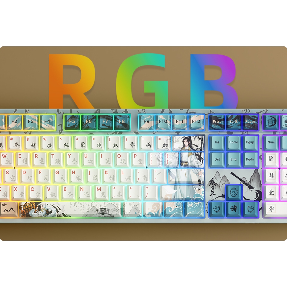 ( NEW- SALE )Bàn phím AKKO 5108 Joy of Life ( 1 MODE / Mạch Xuôi  / RGB / Hotswap ) | BigBuy360 - bigbuy360.vn