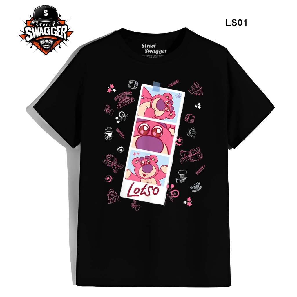 Street Swagger Brand Tổng hợp các mẫu áo thun Lotso Bear, áo phông Gấu Dâu Unisex LS04 LS01