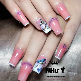 Sticker Bướm Phản Quang Nail - manh219