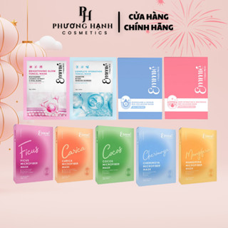 Lẻ 01 Miếng Mặt Nạ Emmie By Happy Skin Dừa, Tencel, Microfiber Dưỡng Sáng Da, Phục Hồi Da
