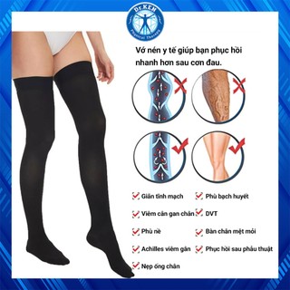 1 Đôi Vớ Y Tế Vớ Nén Thể Thao Ngăn Ngừa Suy Giãn Tĩnh Mạch Dr.Ken Tạo Lực Nén Phù Hợp, Dài Qua Đầu Gối Dr.Ken #7