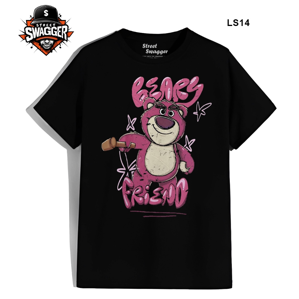 Street Swagger Brand Tổng hợp các mẫu áo thun Lotso Bear, áo phông Gấu Dâu Unisex LS04 LS14