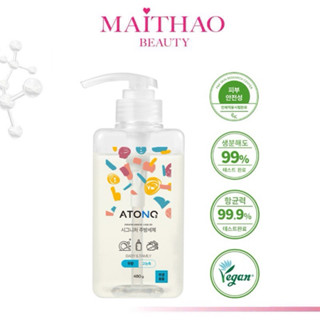 NƯỚC RỬA BÌNH, RAU CỦ QUẢ VÀ CHÉN BÁT THUẦN CHAY ĐẬM ĐẶC ATONO2 CHO BÉ TỪ 0M+