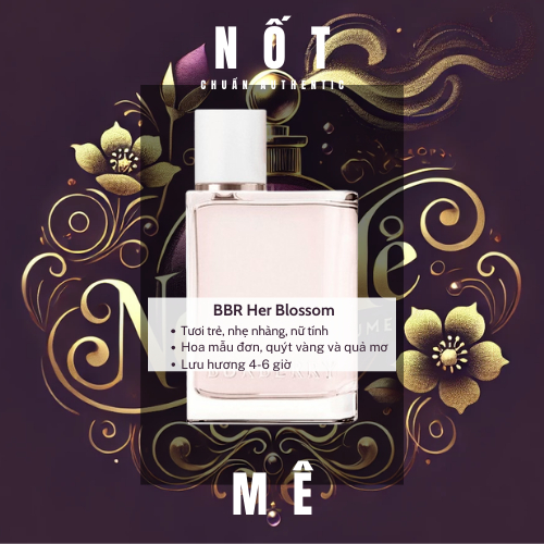 Nước Hoa Nữ BBR Her Blossom Fullbox Chuẩn Authentic - NH068