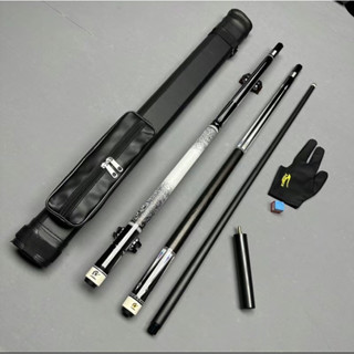 Cơ bida chuyên Lỗ Athena vân da kỳ đà cao cấp, ngọn Carbon VIP mới