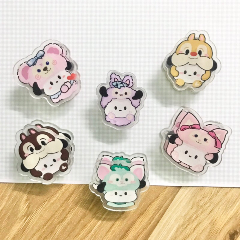 Kẹp Pacha Đội Nón Các Nhân Vật Disney Duffy and Friends 🐿🐇