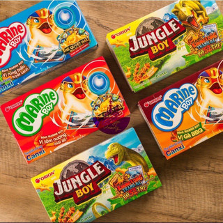  Combo 10 hộp Bánh Cá Marine Boy  Jungle Boy Đủ Vị Orion 35g đủ vị  bim bim cá  