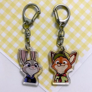   Ảnh Shop Tự Chụp   Size Lớn Hơn Giá Không Đổi  Móc Khoá Cặp Đôi Zootopia Nick Cáo Và Judy Thỏ 🦊🐰 