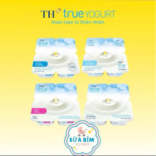 Thùng Sữa Chua Ăn TH true YOGURT : Có Đường- Ít Đường- Không Đường- Ít Béo 100g( 48h x 100g)