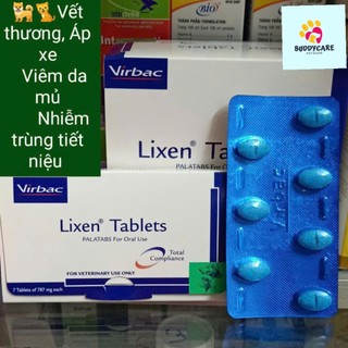 LIXEN® TABLETS – Viên Hỗ Trợ Chăm Sóc Da (Viêm ,Có Mủ,Áp xe ) &  Tiết Niệu Chó Mèo