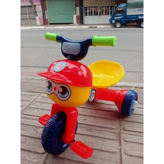 Xe đạp 3 bánh con kiến bánh phát sáng có đèn.