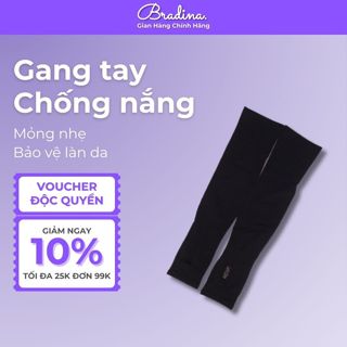 Đôi găng tay chống nắng Let's Cool With Bradina, xỏ ngón, chống tia UV, nhiều màu GT