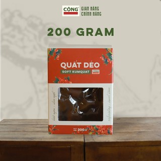 Ô mai xí muội quất dẻo chua ngọt ăn liền Cộng Cà Phê định lượng 200g