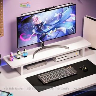 Kệ Để Màn Hình Máy Tính Size Lớn Decor Bàn Làm Việc Ván Dày 17mm KVT-04