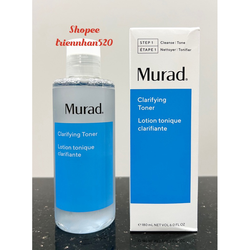 [Date mới] Toner Murad Làm Sáng Da, Se Khít Lỗ Chân Lông Toner da mụn Murad Daily Clarifying