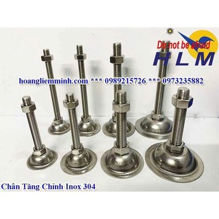 Chén chân tăng chỉnh  inox 304 phi 60