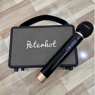 Loa karaoke peterhot A106W tặng kèm mic không dây