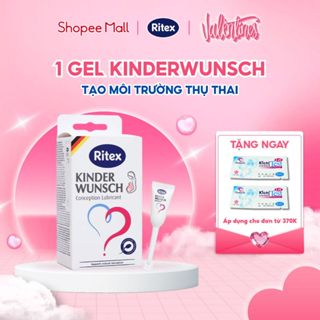 Gel RITEX KINDERWUNSCH Tạo Môi Trường Kiềm Hỗ Trợ Mang Thai Lẻ 1 Tuýp 4ML