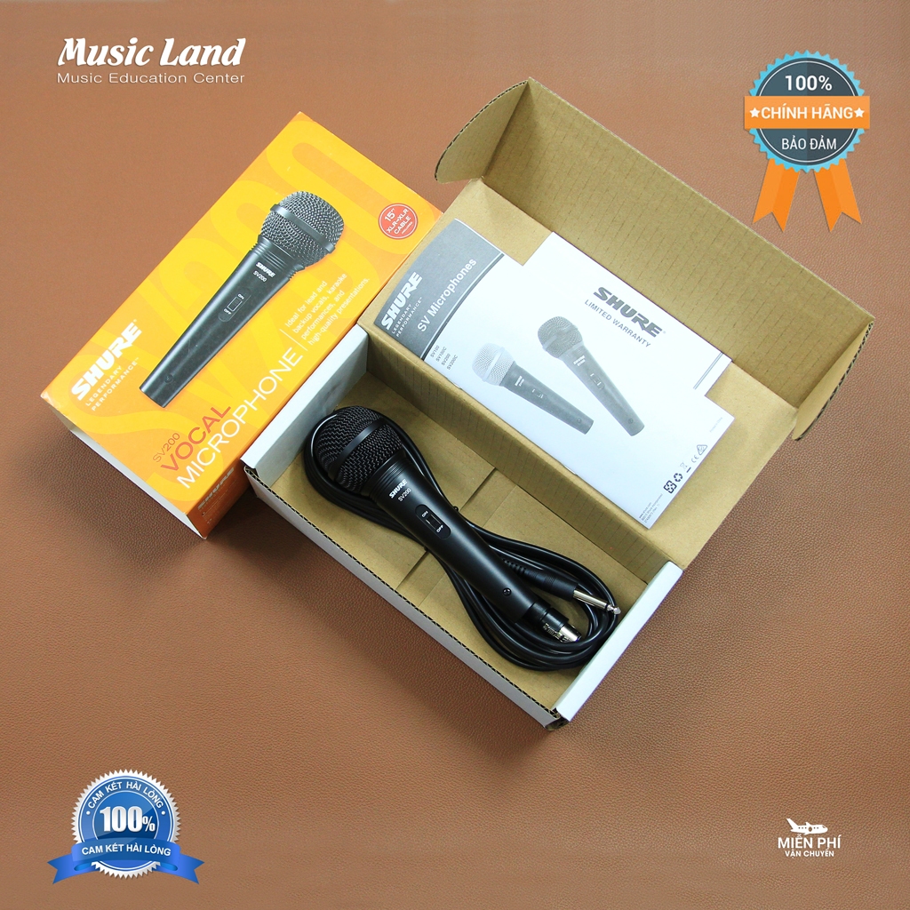 Micro Hát Shure SV200 – Chính Hãng