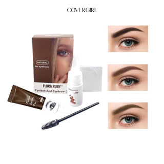 COVERGIRL - Kem Nhuộm Lông Mày Kèm Cọ Chống Thấm Nước Lâu Trôi - Thuốc Nhuộm Lông Mày
