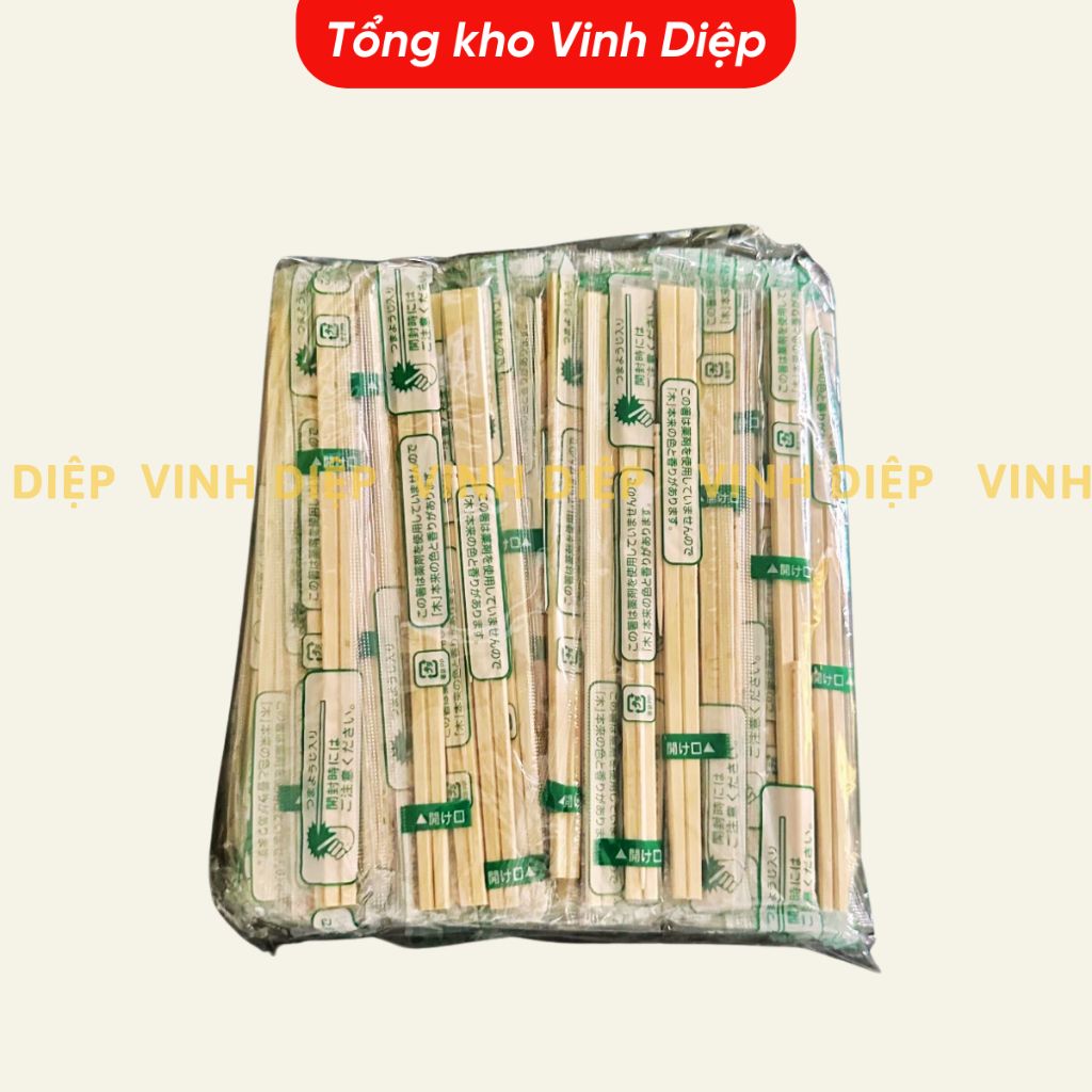 Đũa Dùng 1 Lần Tre Gỗ Nhựa - Combo Set Đầy Đủ Phụ Kiện Ăn Uống