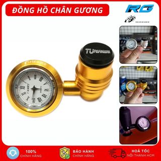  Đồng Hồ Mini Gắn Xe Máy Đồng Hồ Chân Gương Chống Nước Nhôm Cao Cấp Kèm Ốc Lắp Tất Cả Các Xe Máy 