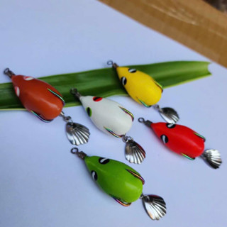 Nhái hơi f35 mắt màu thu hút con mồi lưỡi câu siêu sắc cao su siêu bền bỉ nhập thái lan thìa thường cao cấp cho ae thẩm