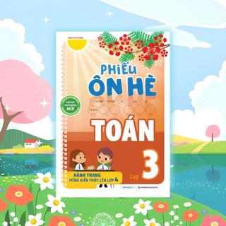 Sách Phiếu ôn hè Toán lớp 3