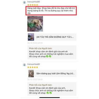 Sâm đương quy tươi Lâm Đồng 5kg