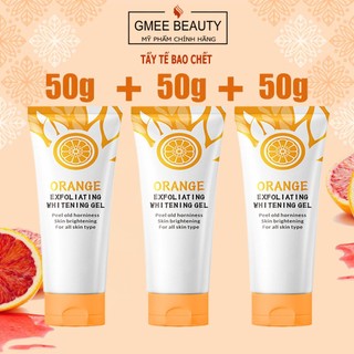  Combo Tẩy Tế Bào Chết Mặt Tinh Chất Cam Đỏ Gel Tẩy Da Chết Orange Exfoliating Skincare-Gmee Beauty 
