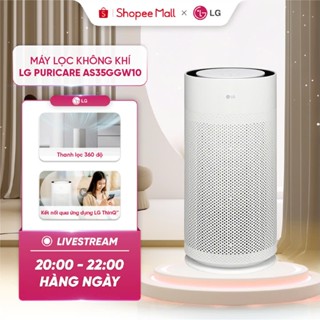  Máy lọc không khí LG PuriCare Aero Hit AS35GGW10.ABAE màu lọc bụi mịn khử mùi hiệu quả cảm biến thông minh 