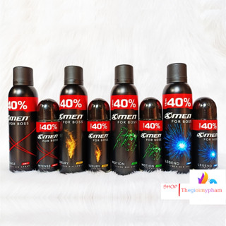 Xịt Khử Mùi Toàn Thân 210ml Và Lăn 70ml Xmen For Boss
