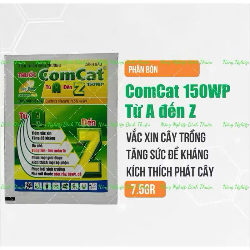 Kích thích sinh trưởng Lúa Vàng Comcat AZ 150WP gói 5,6g ( 10 gói )