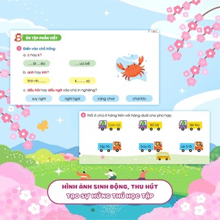 Sách Phiếu ôn hè Tiếng Việt lớp 1
