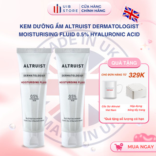 Kem Dưỡng Ẩm Thế Hệ Mới Altruist Dermatologist Moisturising Fluid 0.5% Hyaluronic Acid 50ml