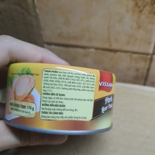 Pate Gan Heo VISSAN 170g (Date mới)