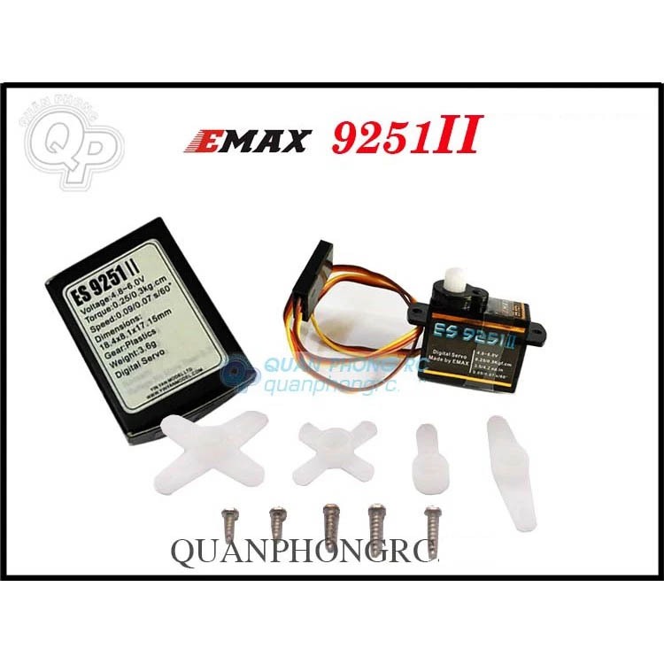 Động cơ Servo Emax 9251 3.6 gram