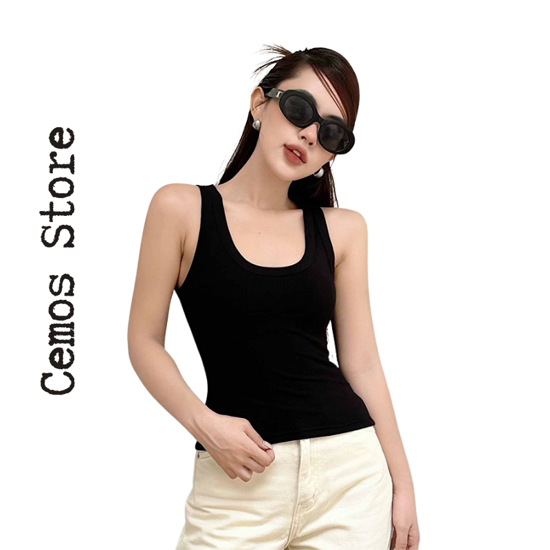 Áo croptop ba lỗ nữ , áo ba lỗ mềm mát Cemos