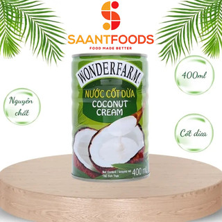 Nước cốt dừa Wonderfarm - Lon 400ml