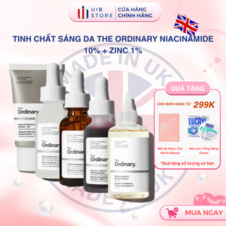 Tinh chất sáng da The ordinary Niacinamide 10% + Zinc 1% (30 ml), Serum The ordinary niacinamide 10 zinc 1 ngừa mụn