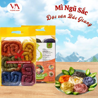 Mỳ ăn liền Ngũ Sắc Vượng Mart 1kg, Mỳ Rau Củ, Mỳ Chũ phù Hợp Ăn Chay healthy cho người ăn kiêng