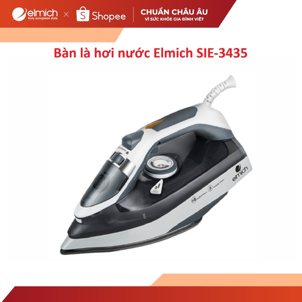[Mã ELBSJBP03 giảm 12% đơn 500K] Bàn là hơi nước Elmich SIE-3435