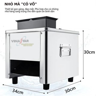 MÁY THÁI THỊT 2 CỬA - Máy Xắt Thịt, Cắt Mỡ Hạt Lựu, Thái Bì Tai Heo Thịt Heo Thịt Bò Tươi Sống Và Tái Chín.