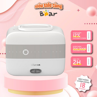 Hộp cơm điện cầm tay mini Bear DFH-B17K2, 1.5L, 270W,dùng cho cá nhân,văn phòng tiện lợi,BH 18 tháng