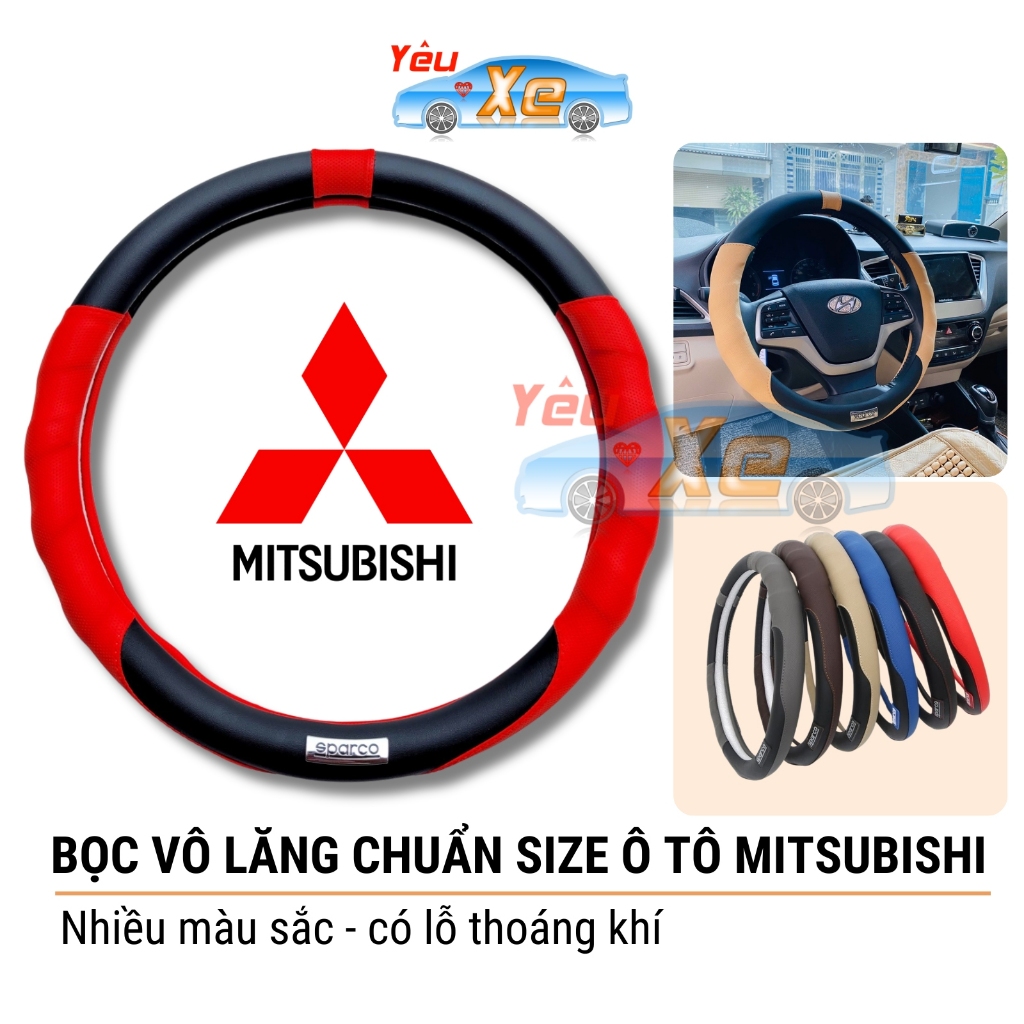 Bọc vô lăng Mitsubishi Xpander, Pajero, Attrage, Mirage...
