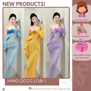 SẴN (RS0007) Bikini 3 mảnh, bikini Kèm Váy Lưới Dài đi biển- [RoseStore2009]- đồ bơi cao cấp, bikini Hot Trend 2025